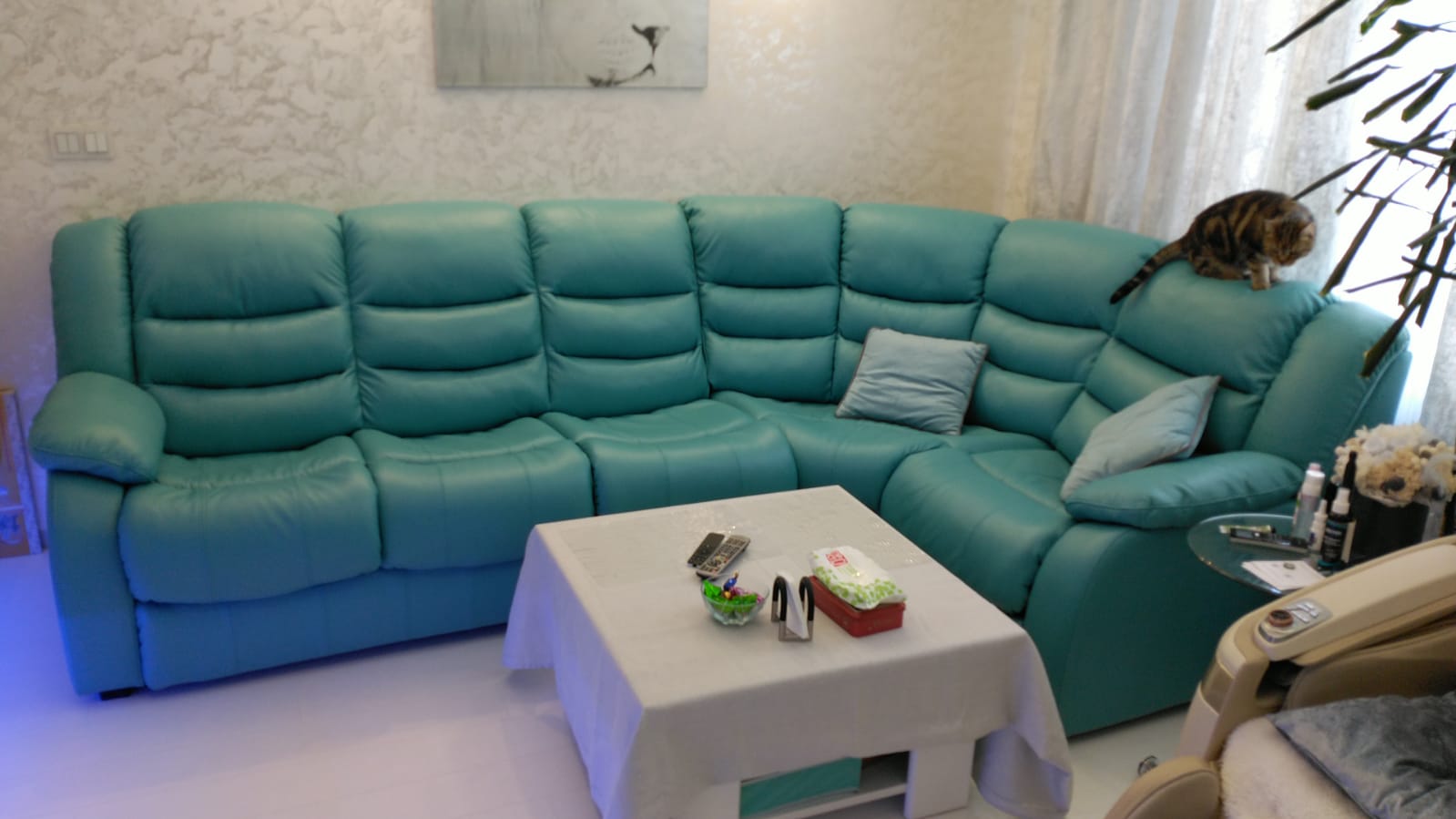 Перетяжка дивана на дому. Туринск